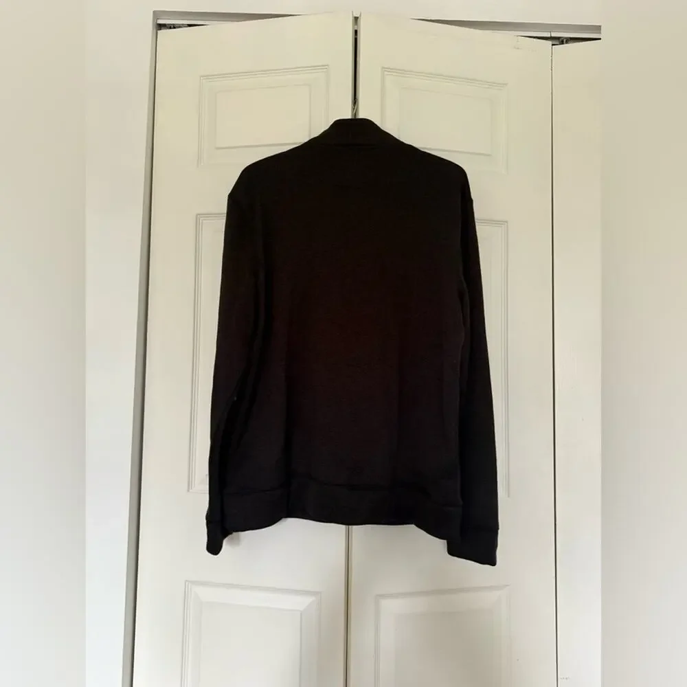 Sonoma Goods for Life Kohl's Dark Gray Fleece Zip Up Jacket Size XL